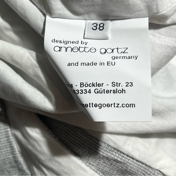 Annette Gortz Linen Blazer Jacket Ivory - Picture 4 of 5